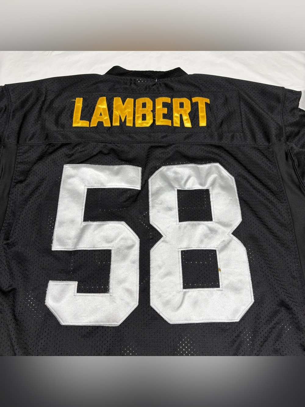 Mitchell Ness 1975 Pittsburgh Steelers Jack Lambert Throwback Jersey Mens 52 XXL - Picture 9 of 12